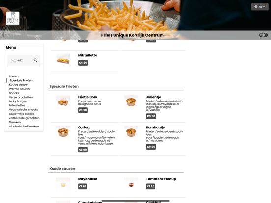 Frites Unique poster