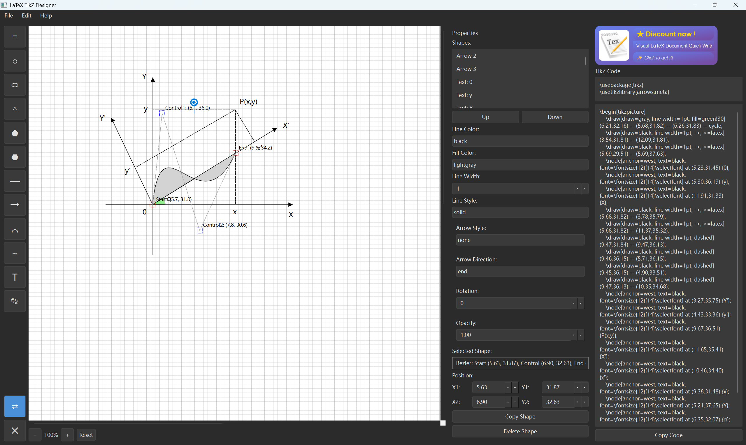 LaTeX TikZ Designer for PC Windows Download