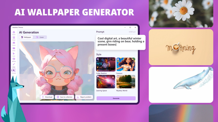 Aesthetic Wallpapers - Desktop Themes & Widgets for PC Windows Download