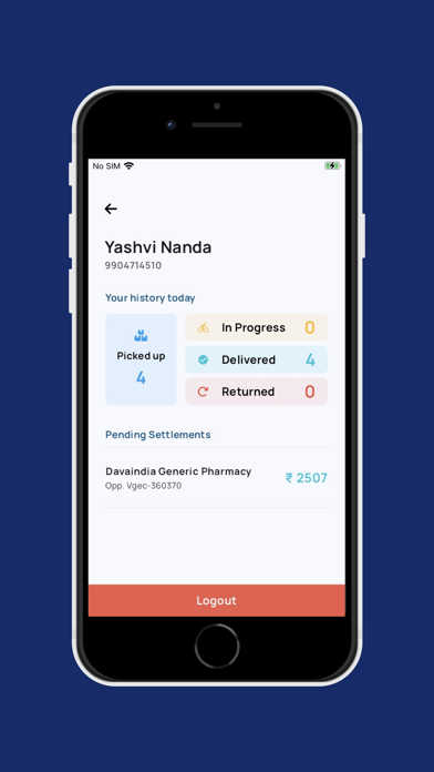 VitRun Delivery App poster