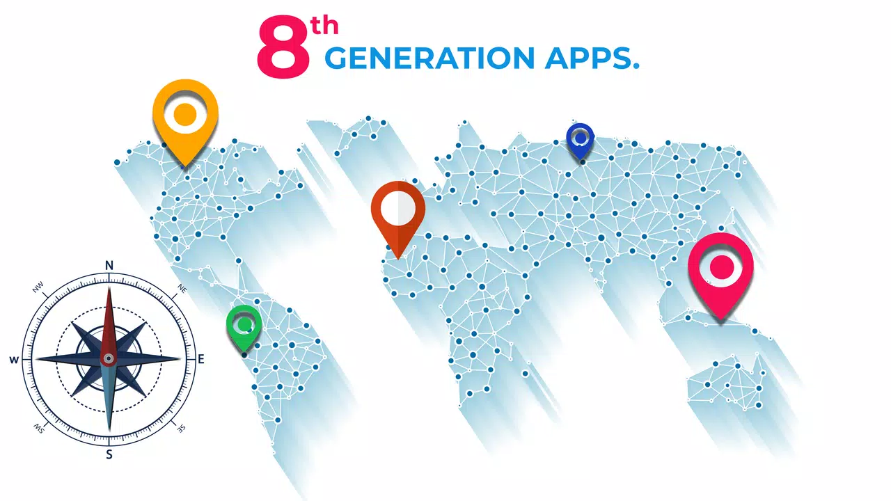 8th Genration Apps -Global Earth Map Live apps