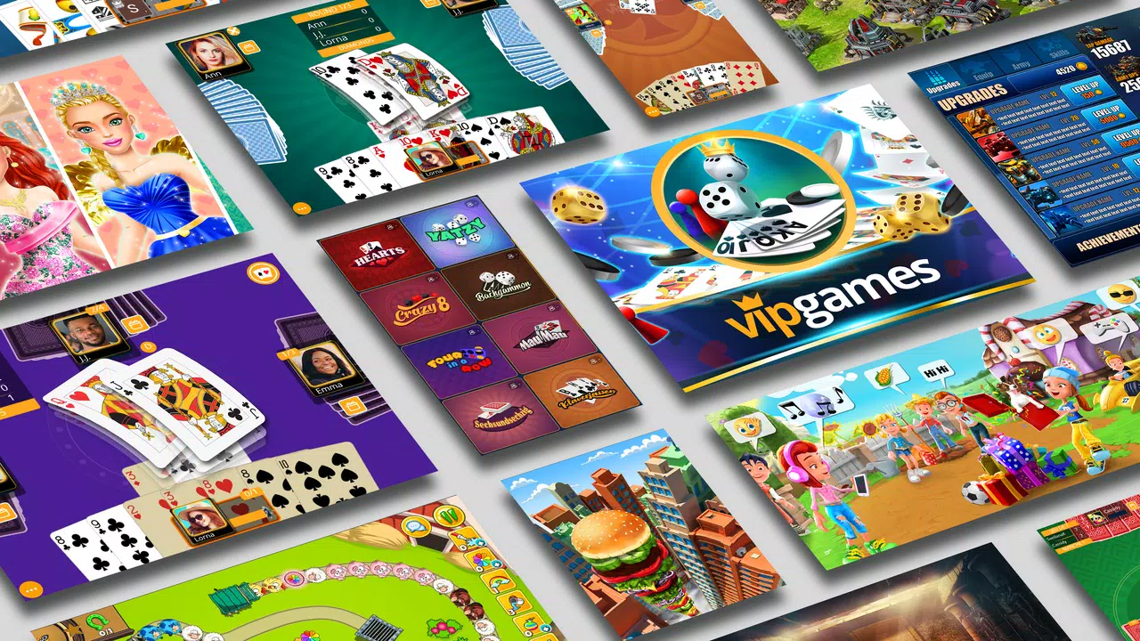 VIP GAMES - Card & Board Games Online