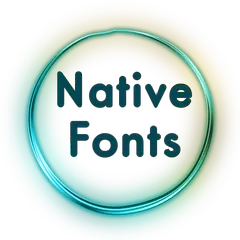 Native Fonts