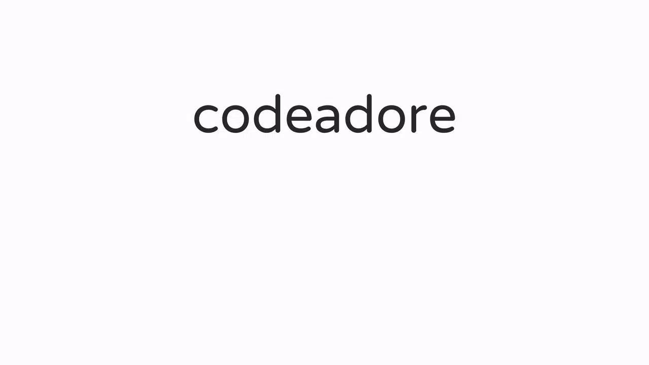 Codeadore