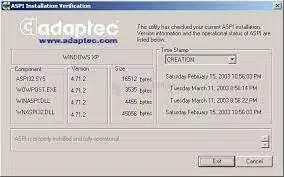 Adaptec ASPI Drivers
