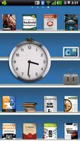 برنامه‌نما Clock widjet for Book عکس از صفحه