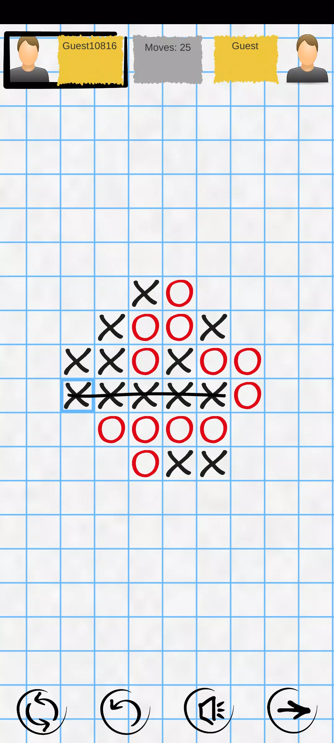 Tic-Tac-Toe 5x5 APK برای دانلود اندروید