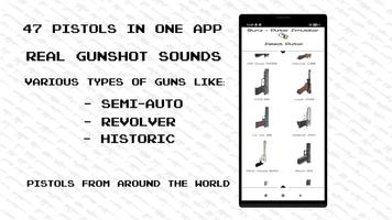 Guns - Pistol Simulator اسکرین شاٹ 1