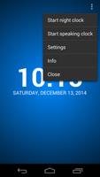 Speaking Clock: TellMeTheTime تصوير الشاشة 1