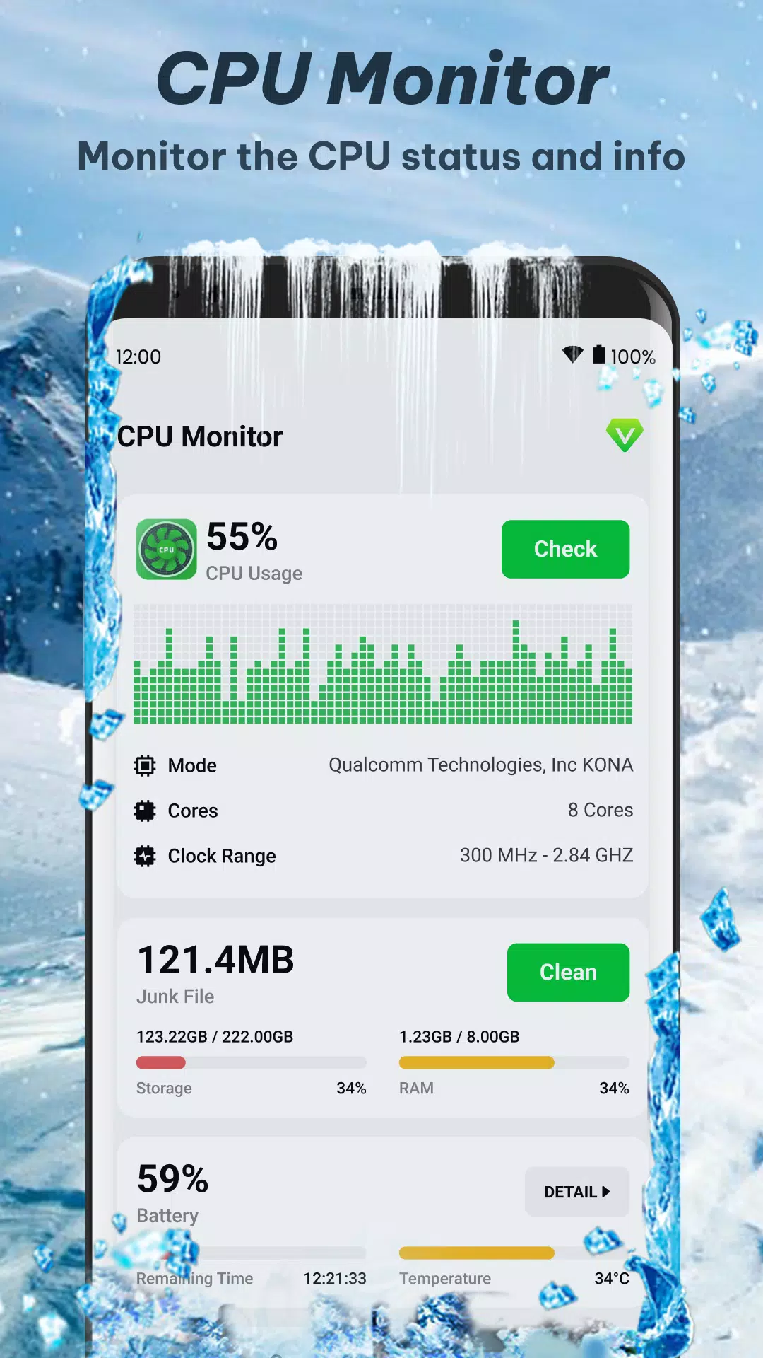 CPU Monitor APK pour Android Télécharger