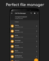 مدير الملفات CM الملصق