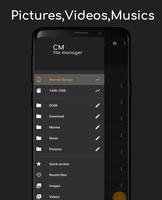 برنامه‌نما CM File Manager عکس از صفحه
