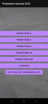 Probatoire General ACD capture d'écran 5