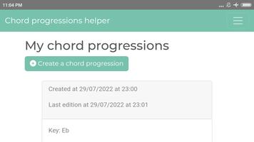 Chord progressions Helper โปสเตอร์