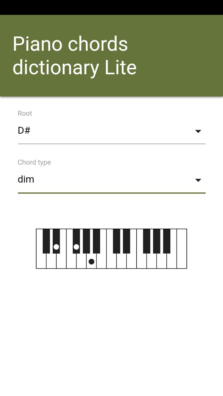 Piano Chords Dictionary Lite APK for Android Download