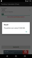 Partition Calculator (Ads) скриншот 2