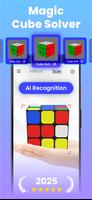 CubeSolver AI - Magic Cube 3D poster
