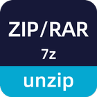 Unzip Archiver: 7zip Zip RAR ícone