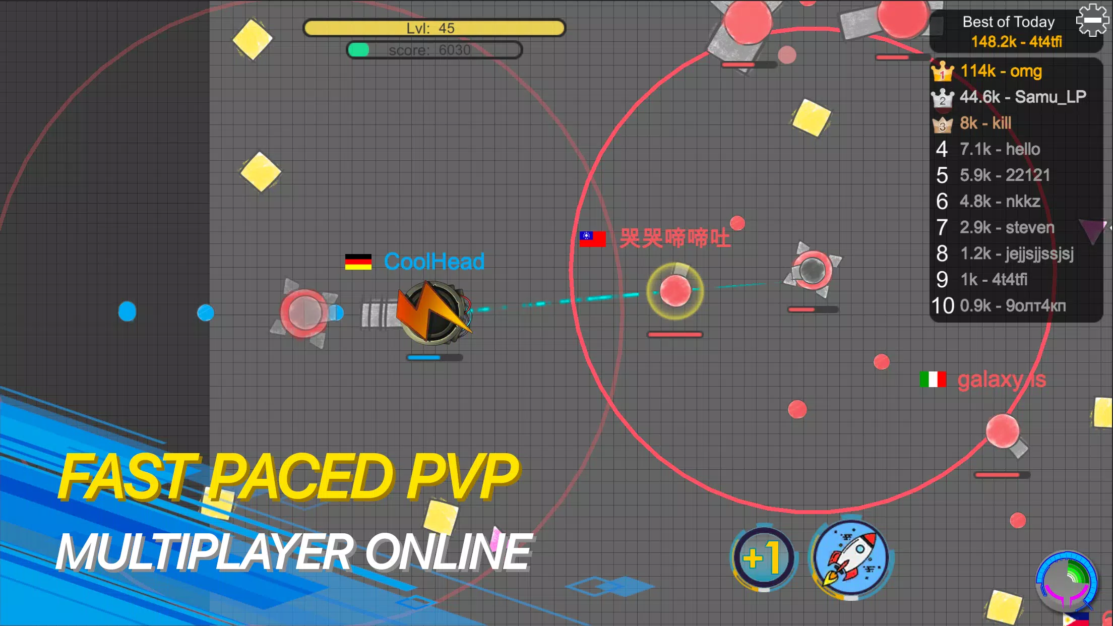 Playing War.io. War.io is the Best offline diep app and mobile game! 