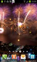 Fireworks in new years LWP captura de pantalla 1