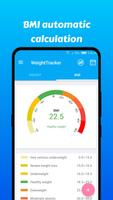 يوميات فقدان الوزن&BMI Tracker تصوير الشاشة 2