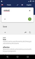 Polish English Dictionary syot layar 2