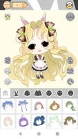 Cute Girl Avatar Factory تصوير الشاشة 2