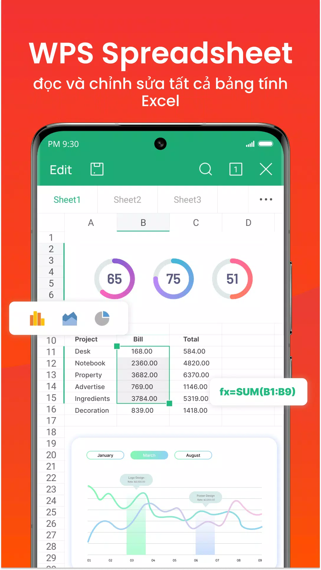 Tải xuống APK WPS Office cho Android