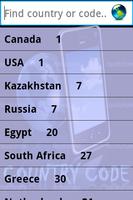 Country Code Simple скриншот 1