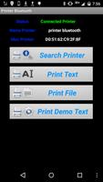 Printer Bluetooth capture d'écran 1