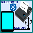 Printer Serial USB Bluetooth-icoon
