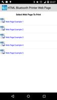 HTML Page Printer Bluetooth screenshot 1
