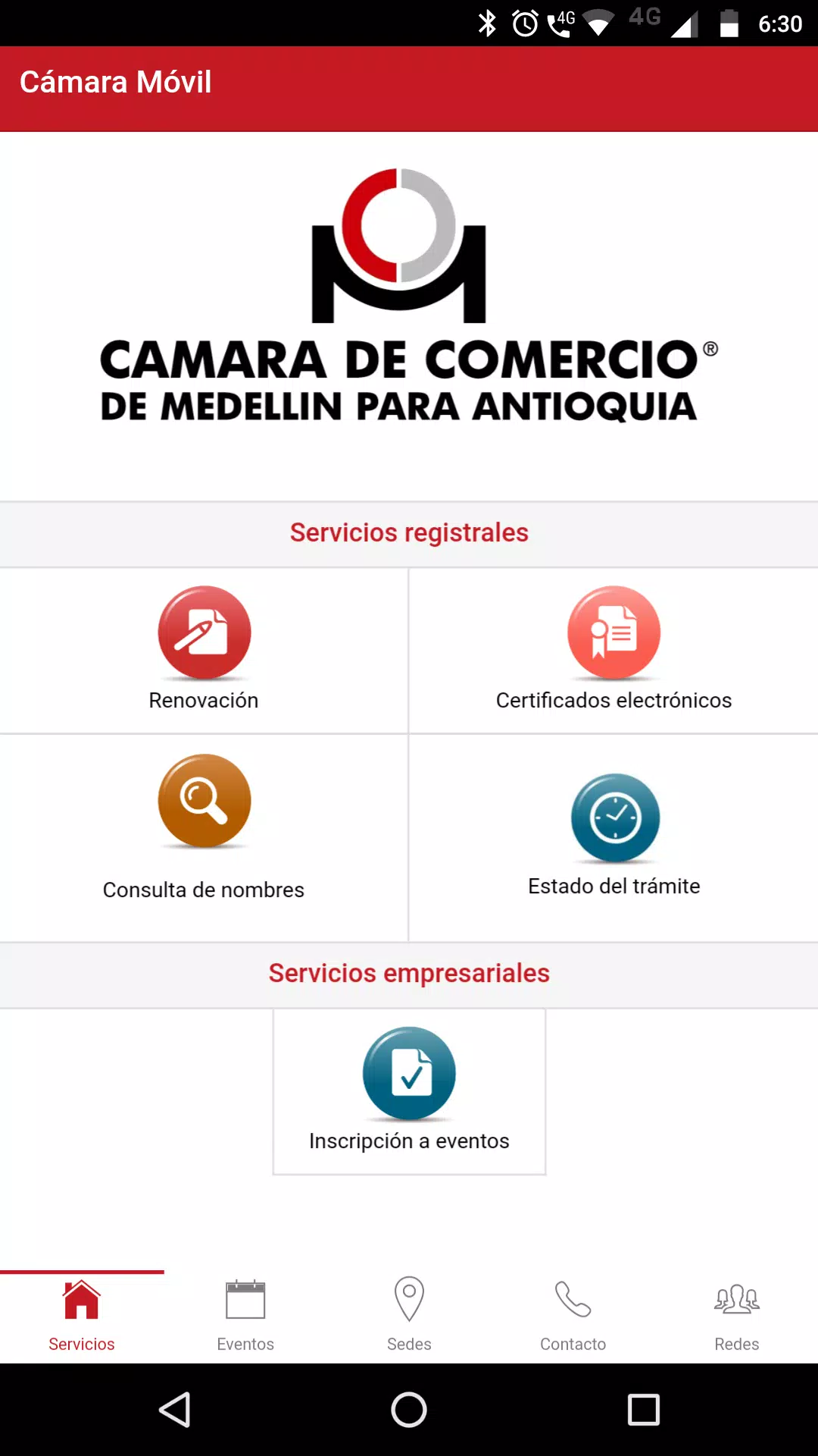 Descarga de APK de Cámara de Comercio de Medellin para Android