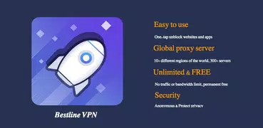 Bestline VPN - Free & Fast & Unlimited & Unblock