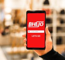 BHEJO: Book a Taxi, Send Parcels & Order Groceries الملصق