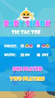 Shark Tic Tac Toe Game Affiche