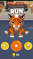 City Tiger Run - 3D Game Affiche