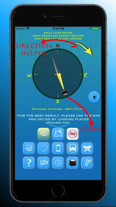 Qibla Compass for Namaz, Qibla Direction, القبلة screenshot 3