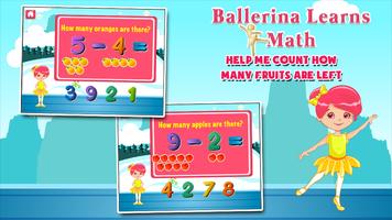 Ballerina préscolaire Math capture d'écran 2