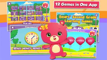 Poster Second Grade Learning Games