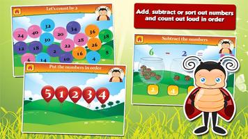 Grade 1 Learning Games: Bugs imagem de tela 1