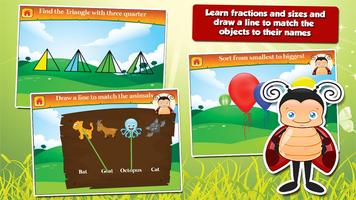 2 Schermata Grade 1 Learning Games: Bugs