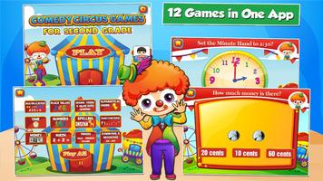 Second Grade Games: Circus Fun پوسٹر