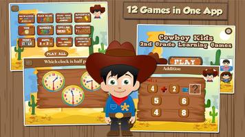 Poster Cowboy Learning Games Grade 2