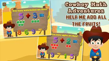 Cowboy Preschool Math Games ảnh chụp màn hình 1