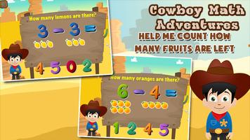 Cowboy Preschool Math Games capture d'écran 2