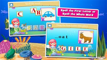 Mermaid Princess Pre K Games ảnh chụp màn hình 2