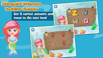 Mermaid Princess Toddler Games 스크린샷 2