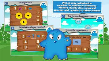 Monster Kid 2nd Grade Games syot layar 1