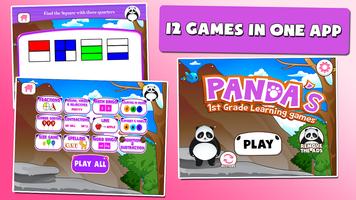 Panda 1st-Grade Learning Games Affiche